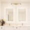 Designers Fountain Summer Jazz 32 in. 4-Light Brushed Gold Vanity Light with Clear Glass Shades for Bathrooms D310M-4B-BG - alternate 2
